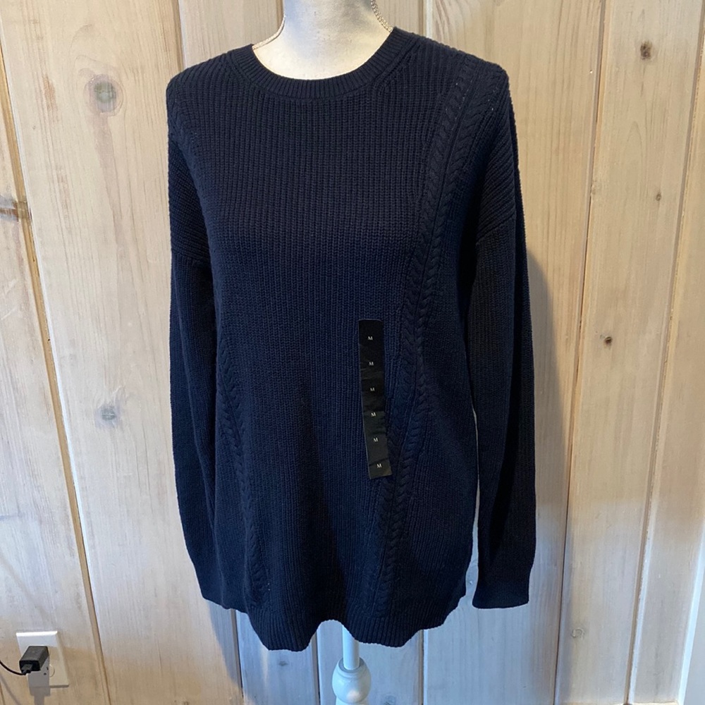 Navy banana republic sweater NWT